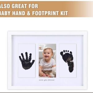 Pet Paw Print or Baby Print Ink Free Contact Frame NEW in Box